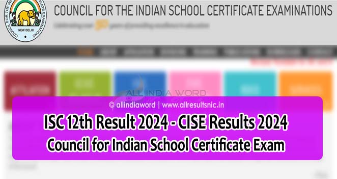 CISCE 12th Class Result 2024